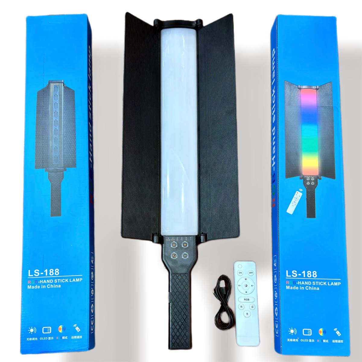 LS-188 RGB Hand Stick Lamp Rechargeable - Touseef Electronics