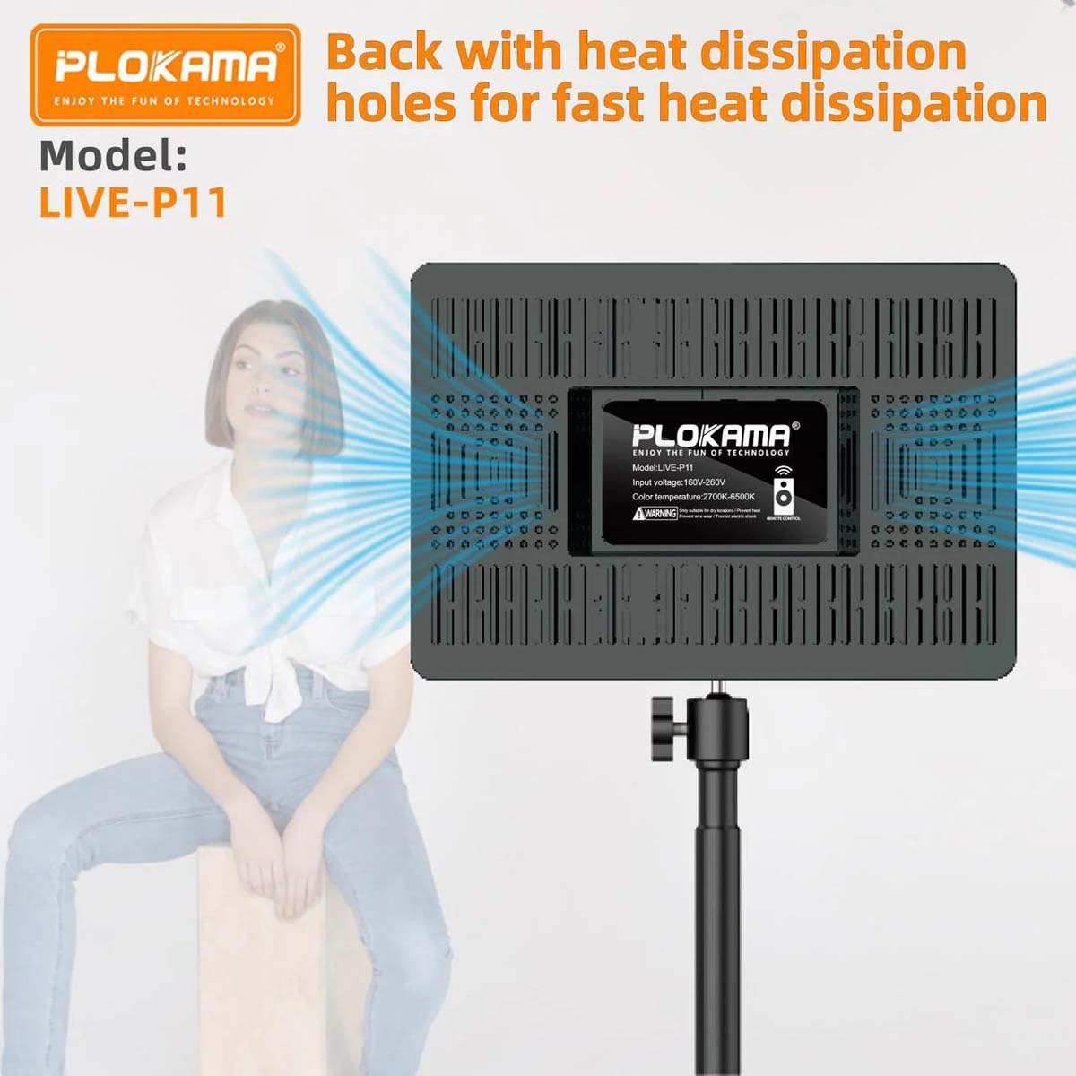 Plokama LIVE-P11 LED Photography/Videography Fill Light - Touseef Electronics