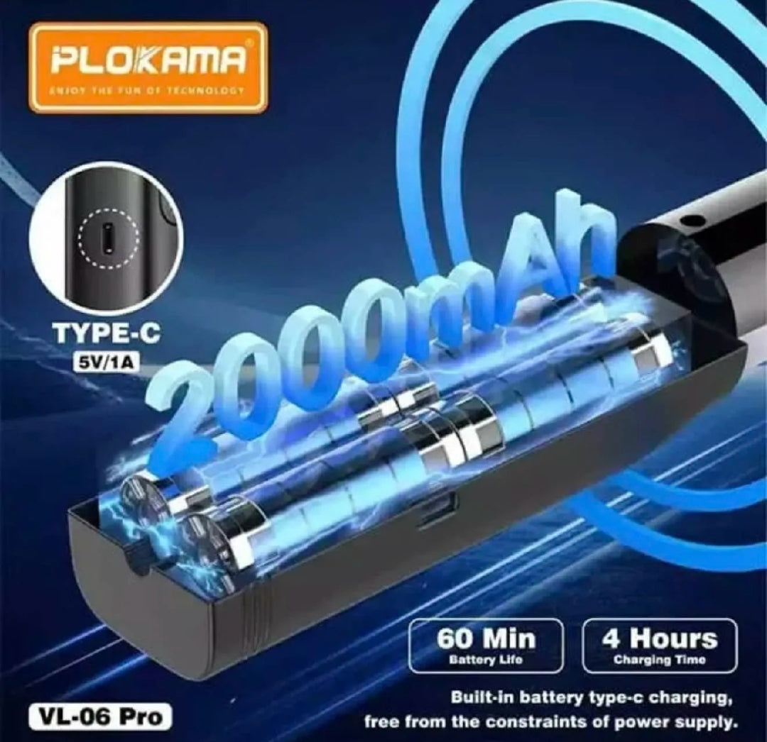 Plokama VL-06 Pro RGB Light Stick β Rechargeable Portable RGB Tube Light