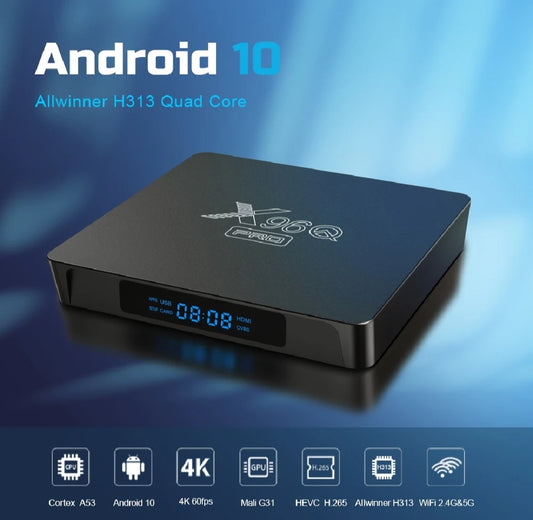 100% Original X96Q Pro Android TV Box 1GB RAM 8GB ROM - Touseef Electronics