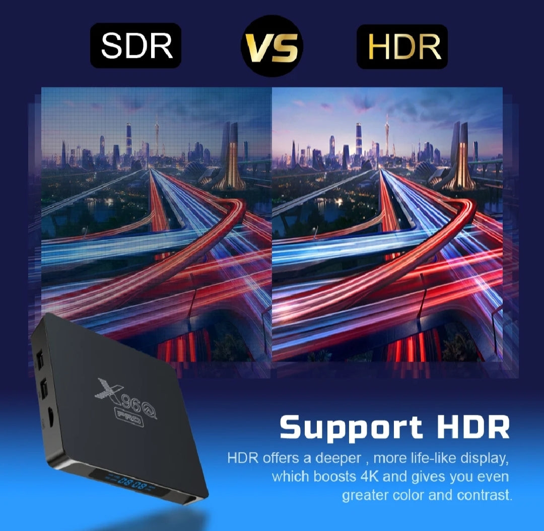 100% Original X96Q Pro Android TV Box 1GB RAM 8GB ROM - Touseef Electronics