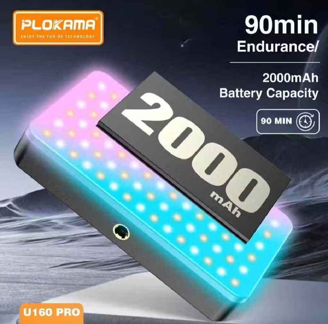 Plokama U160 Pro RGB LED Photography/Videography Fill Light - Touseef Electronics
