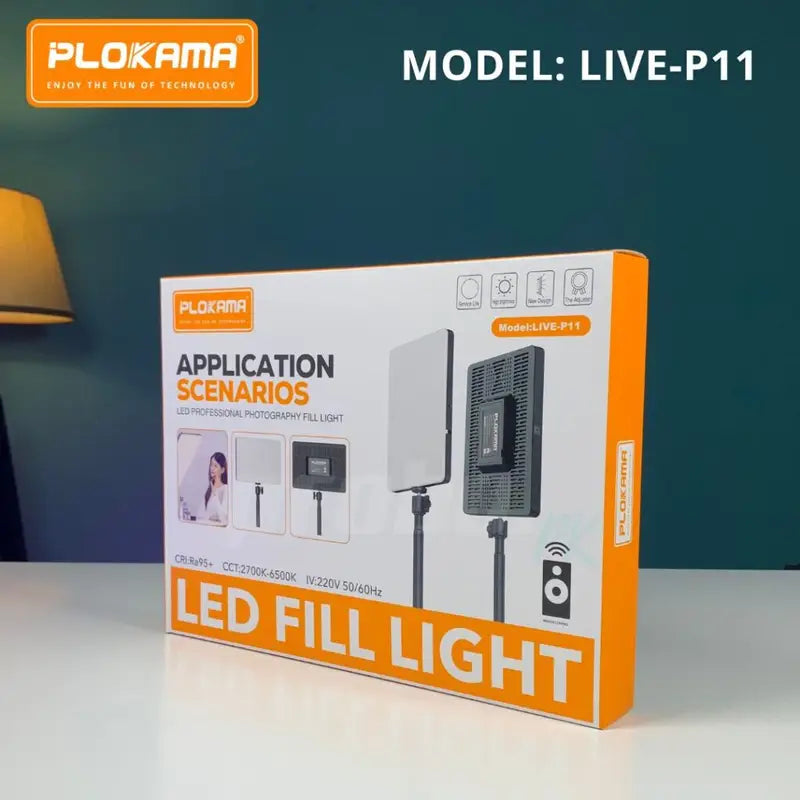 Plokama LIVE-P11 LED Photography & Video Fill Light
