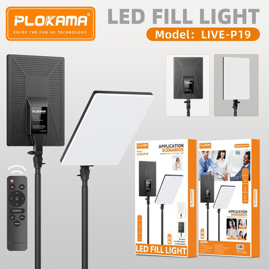 Plokama LIVE-P19 LED Photography/Videography Fill Light - Touseef Electronics