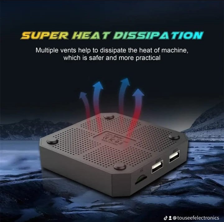 XIONIC Master Plus Gen 2 Android 14 TV Box – 2GB/16GB | Powerful CPU ARM A53 | Dynamic UI | 6 Month Warranty