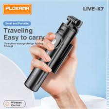 Plokama LIVE-K7 Live Streaming Bracket Selfie Stick / Tripod (110CM) | Touseef Electronics