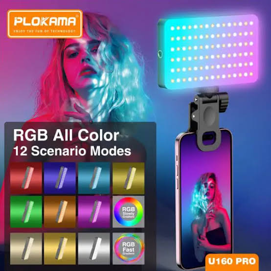 Plokama U160 Pro RGB LED Photography/Videography Fill Light - Touseef Electronics