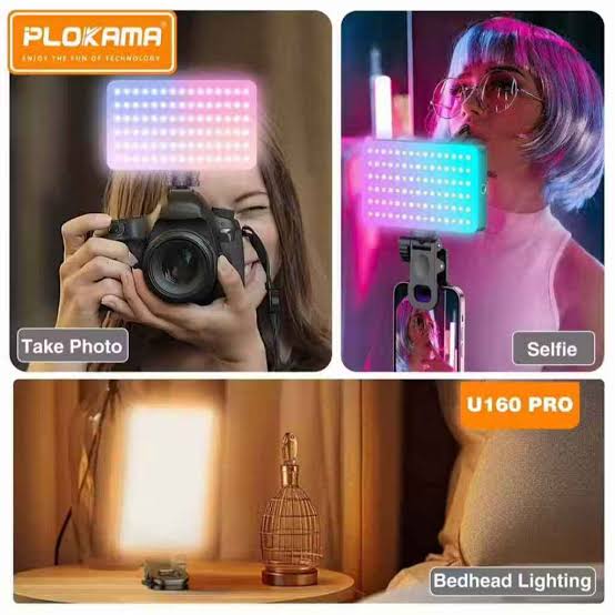 Plokama U160 Pro RGB LED Photography/Videography Fill Light - Touseef Electronics