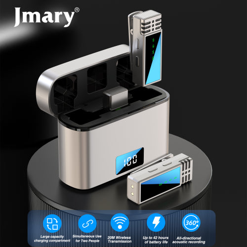 Jmary MW-15 Wireless Microphone for iOS & Android
