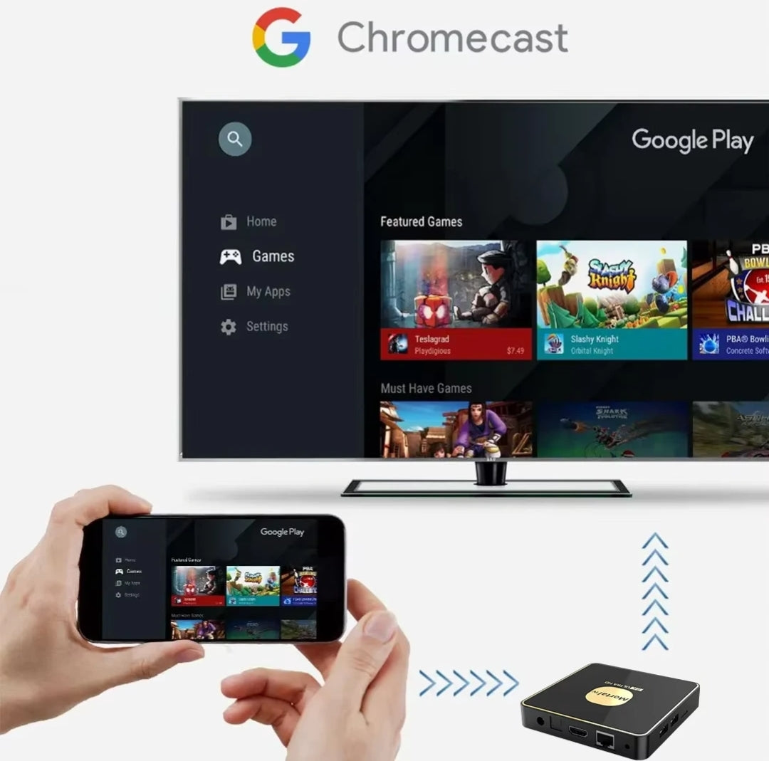 Mortal T3 Android 13 TV Box β 4GB RAM / 32GB ROM | RK3528 Latest Processor | Bluetooth 5.0 | 100% Original - Touseef Electronics