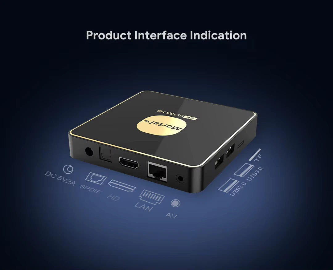 Mortal T3 Android 13 TV Box β 4GB RAM / 32GB ROM | RK3528 Latest Processor | Bluetooth 5.0 | 100% Original - Touseef Electronics