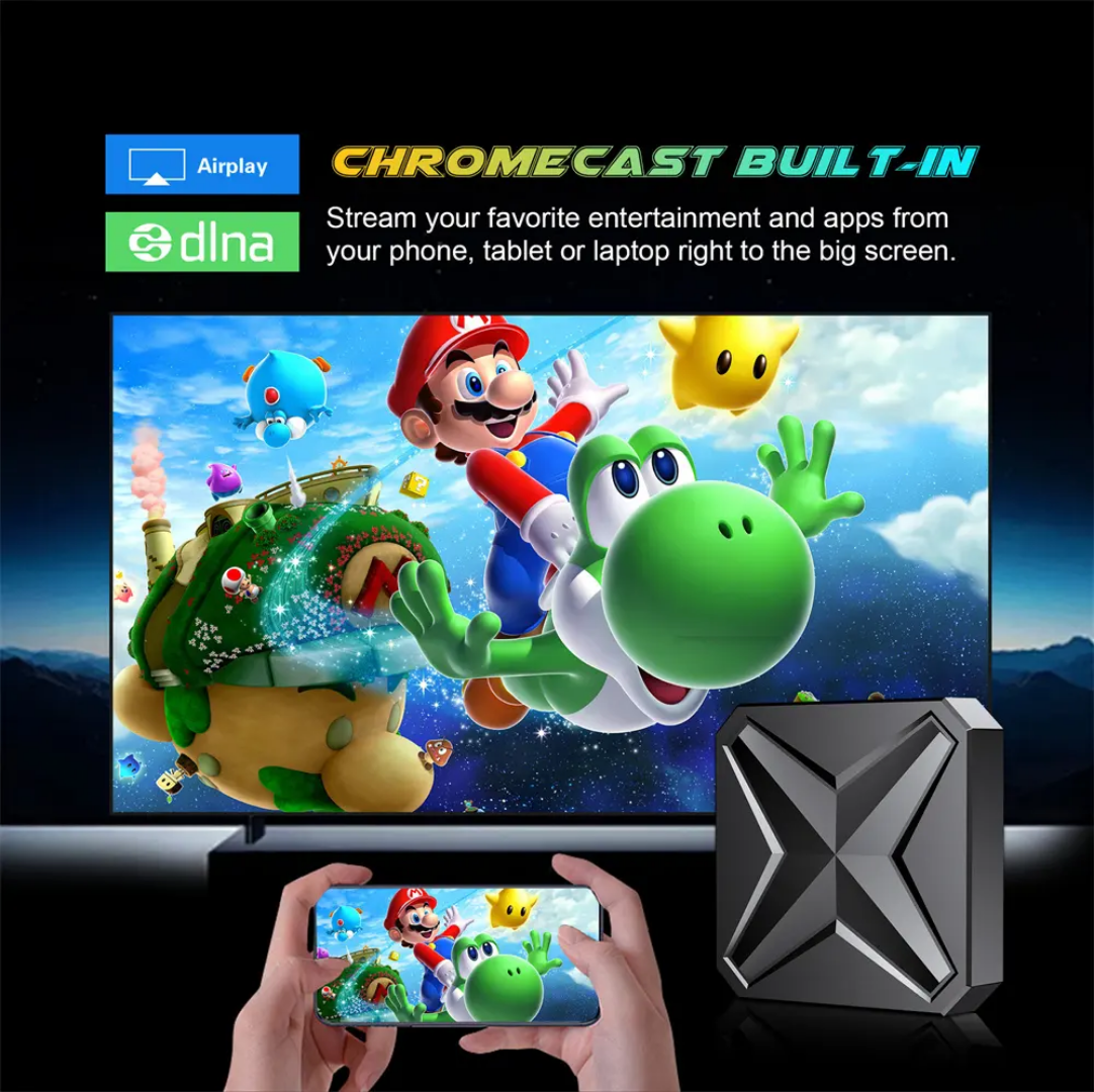 Master Plus Android 14 TV Box – 2GB/16GB | Dynamic UI | WiFi 6 | BT 5.4 | 3 Months Warranty