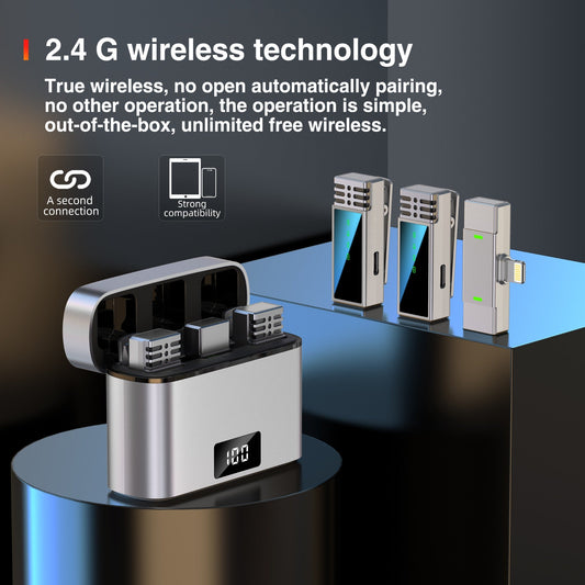Jmary MW-15 Wireless Microphone for iOS & Android