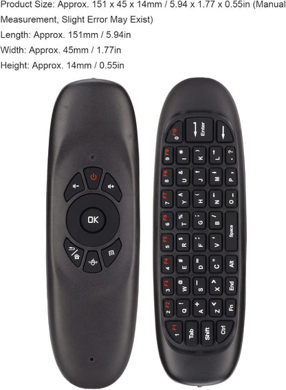 Air Mouse, 2.4GHz Keyboard with USB Receiver