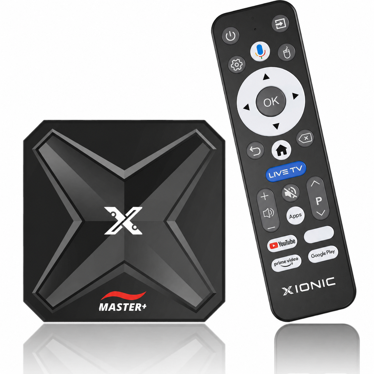 XIONIC Master Plus Gen 2 Android 14 TV Box – 2GB/16GB | Powerful CPU ARM A53 | Dynamic UI | 6 Month Warranty