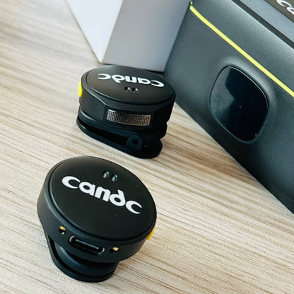 Candc DC-M4 Wireless Microphone for Android & iPhone – Dual Noise Cancellation