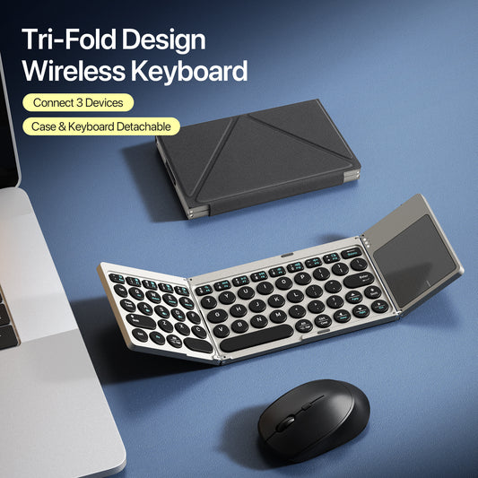 OK Flip Series Tri-fold Touch Keyboard