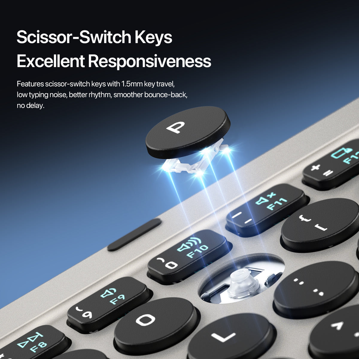 OK Flip Series Tri-fold Touch Keyboard