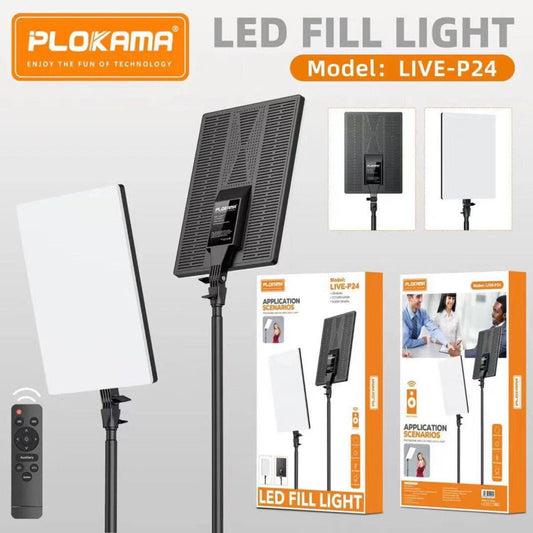 Plokama LIVE-P24 LED Photography & Videography Fill Light