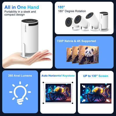 Magcubic HY300 Pro Mini Projector 4K