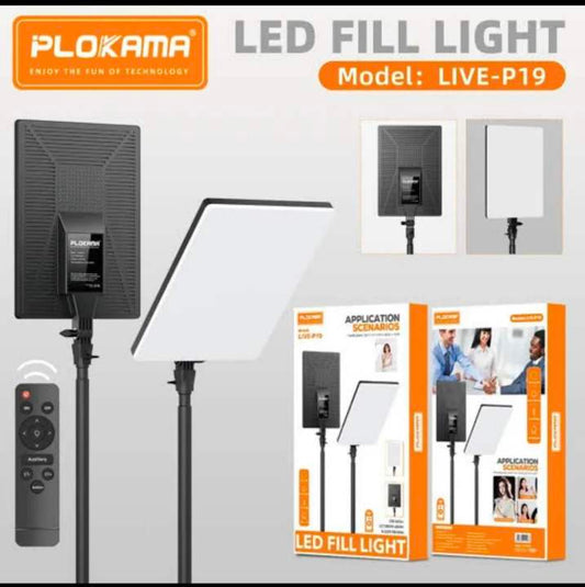 Plokama LIVE-P19 LED Photography & Videography Fill Light