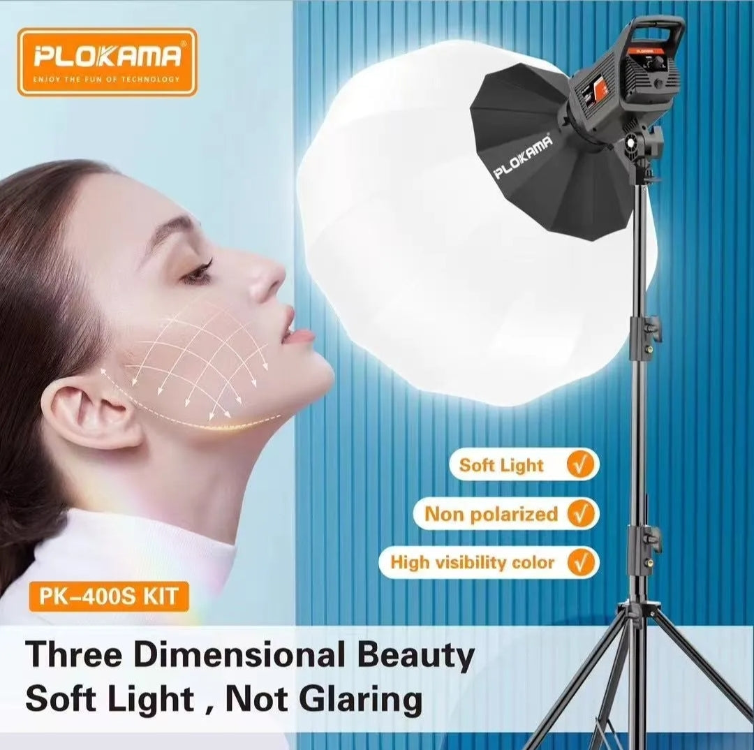 🔥 Plokama PK-400s-B Softbox Lighting Kit