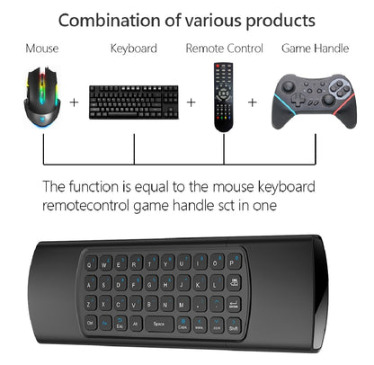 MX3 Voice Air Mouse Remote with Wireless Keyboard & Voice Control for Smart TV, Android TV Box, PC & Projectors - Touseef Electronics