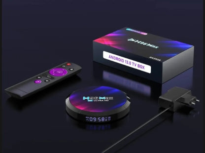 100%Original Android Tv Box H96 Max 4/64 RK-3528 - Touseef Electronics