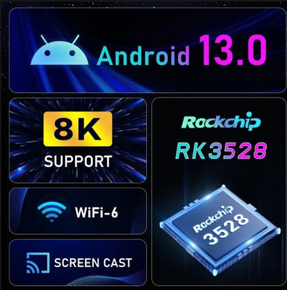 100%Original Android Tv Box H96 Max 4/64 RK-3528 - Touseef Electronics