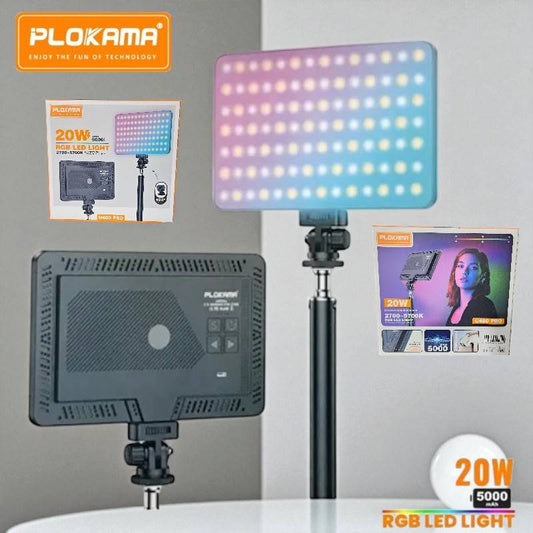 Plokama U480 PRO “Rechargeable” RGB LED Photography/Videography Fill Light