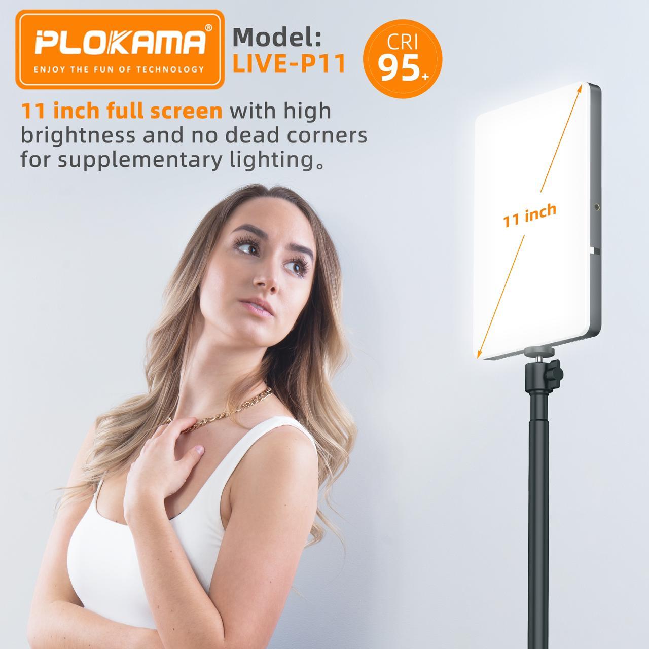 Plokama LIVE-P11 LED Photography/Videography Fill Light - Touseef Electronics