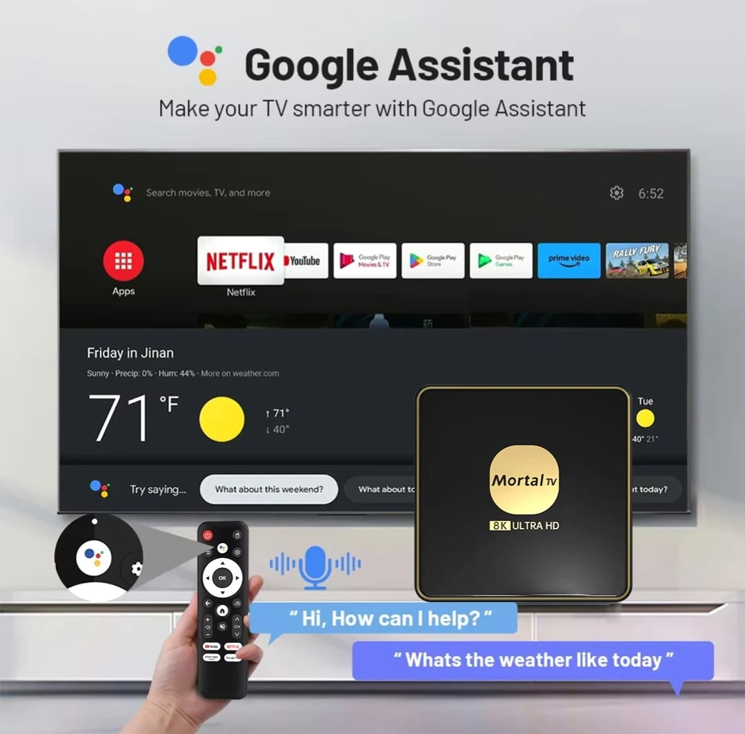 Mortal T3 Android 13 TV Box – 4GB RAM / 32GB ROM | RK3528 Latest Processor | Bluetooth 5.0 | 100% Original - Touseef Electronics